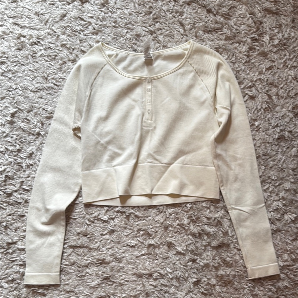 DSG Crop Henley Top